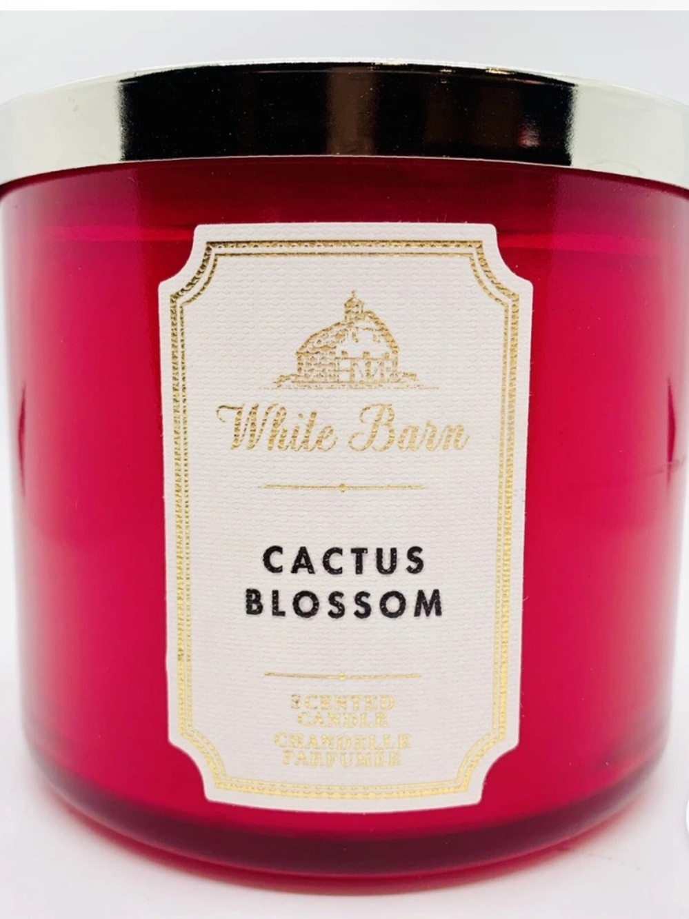 Bath & Body Works White Barn Cactus Blossom 3-Wick Candle NWT